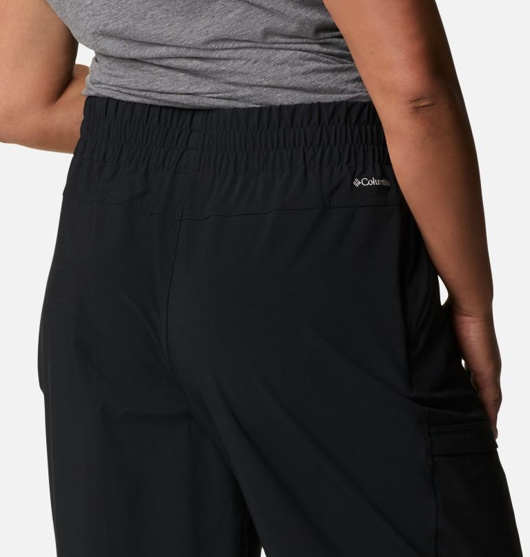 Women's Columbia Pleasant Creek Jogger Black | Plus Size CA-K1C45